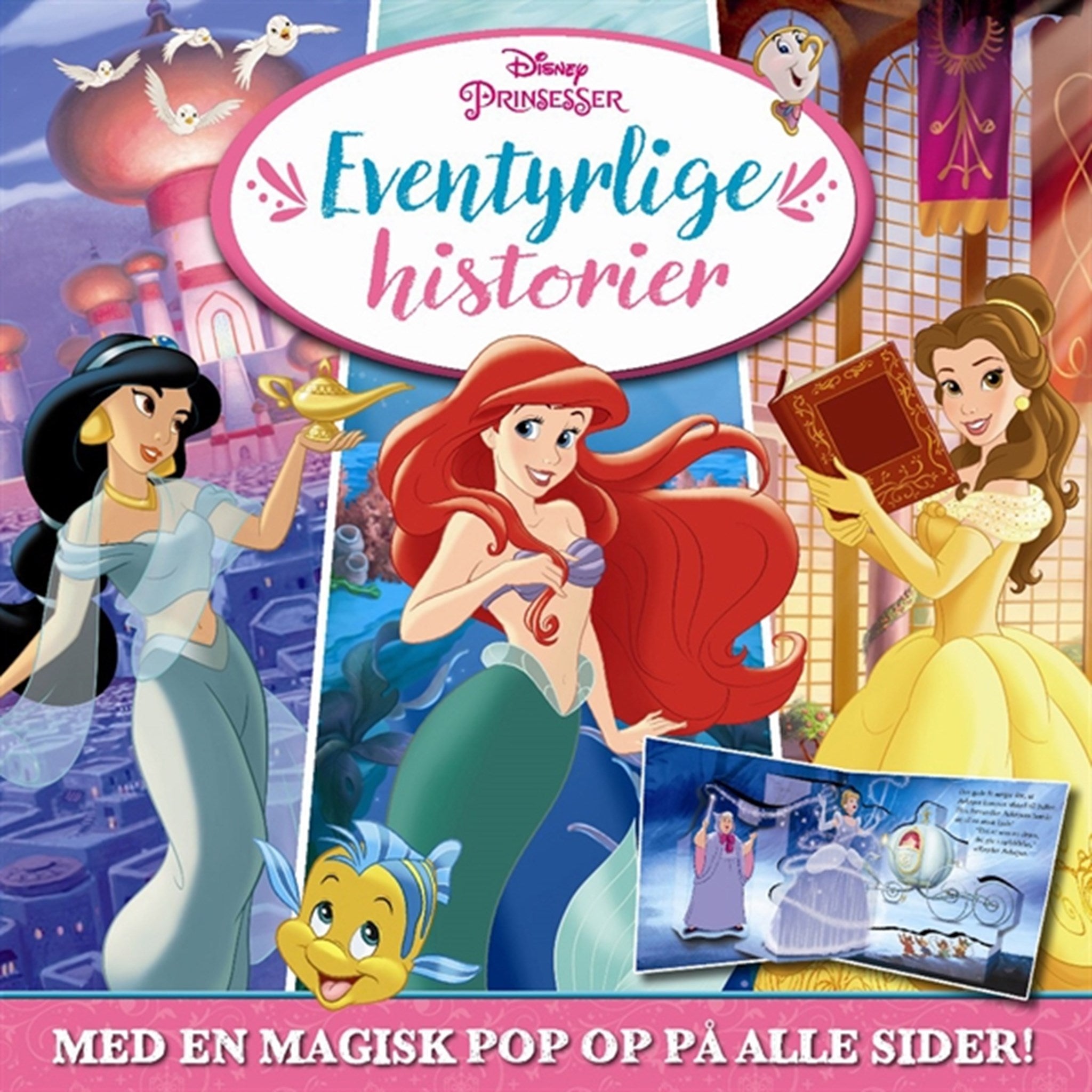 Karrusel Forlag Disney Pop-Op - Prinsesser - Eventyrlige Historier