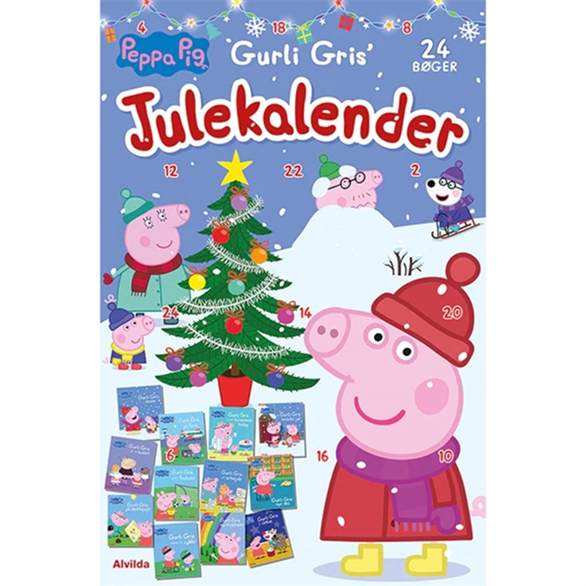 Alvilda Gurli Gris' Julekalender - Med 24 Billedbøger (2023-2024)