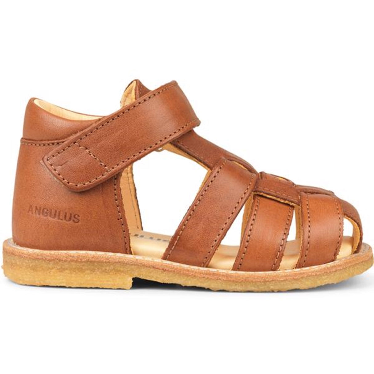 Angulus Begyndersandal M. Velcro Cognac 5019-201-1545