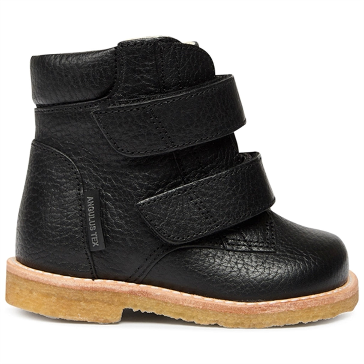 Angulus Begynder Tex-Støvle Med Velcrolukning Black