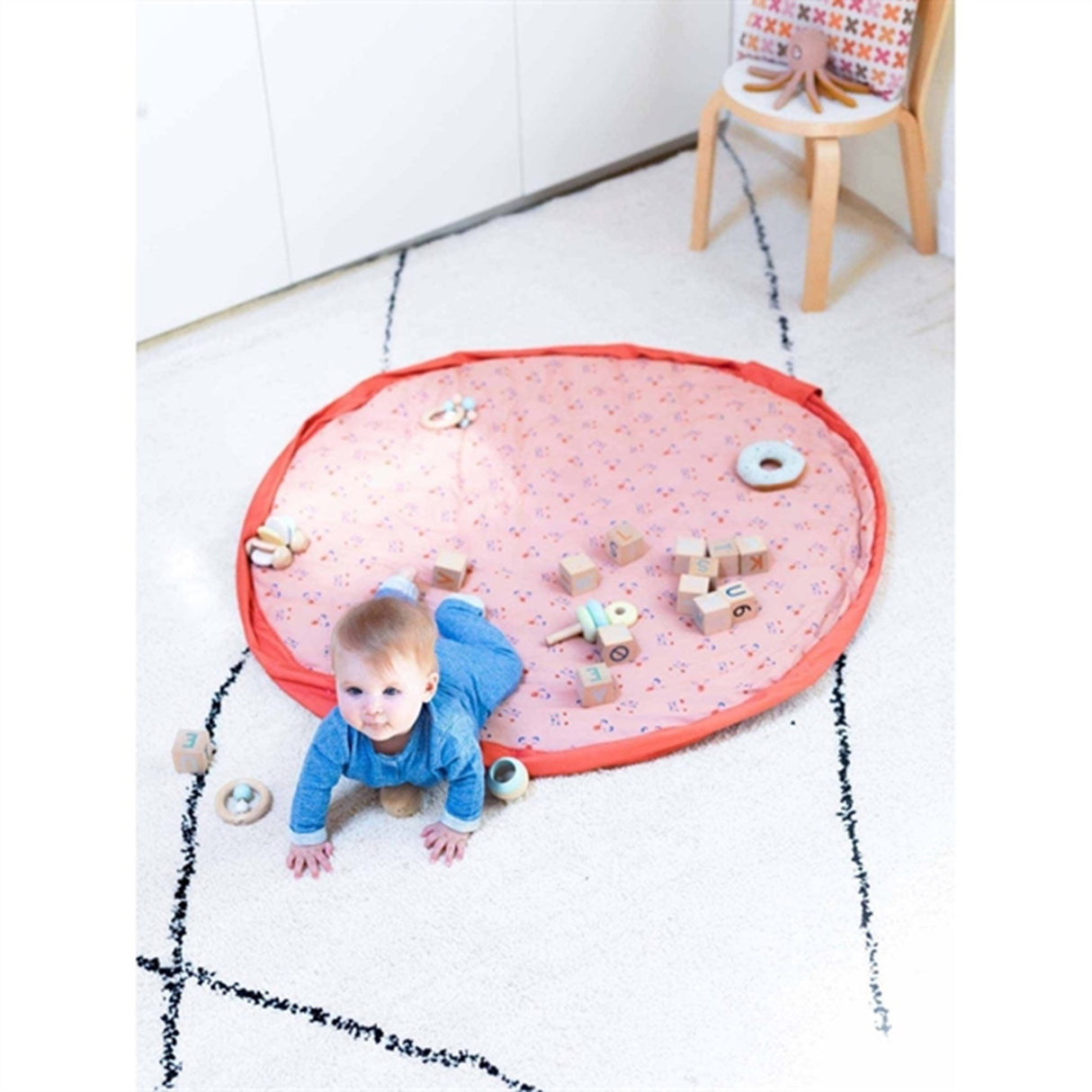 Play&Go 3-i-1 Legetæppe Soft Animal Face