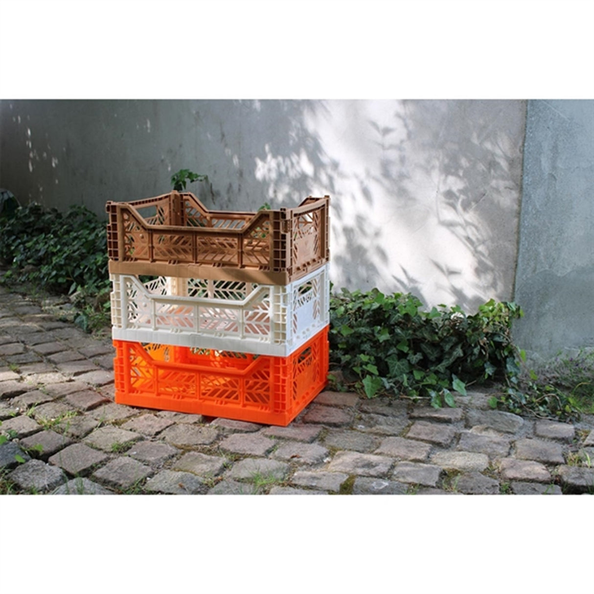 Aykasa Midi Foldekasse Coconut Milk - Råhvid