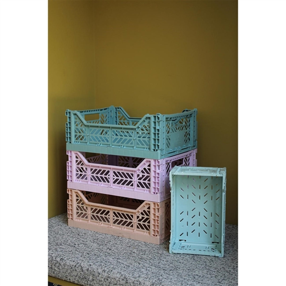 Aykasa Midi Foldekasse Milk Tea - Rosa