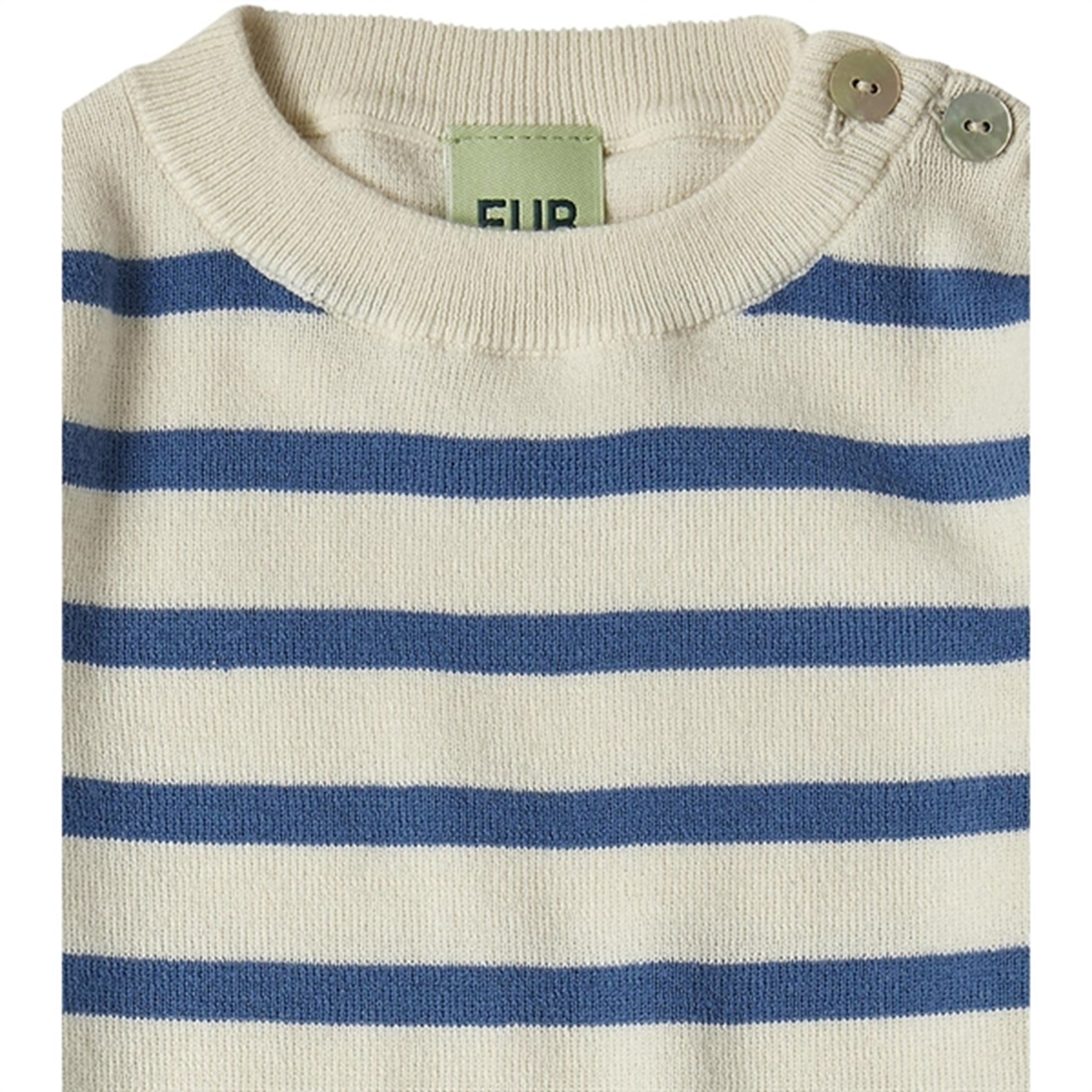 FUB Ecru/Azure Baby Bluse 2