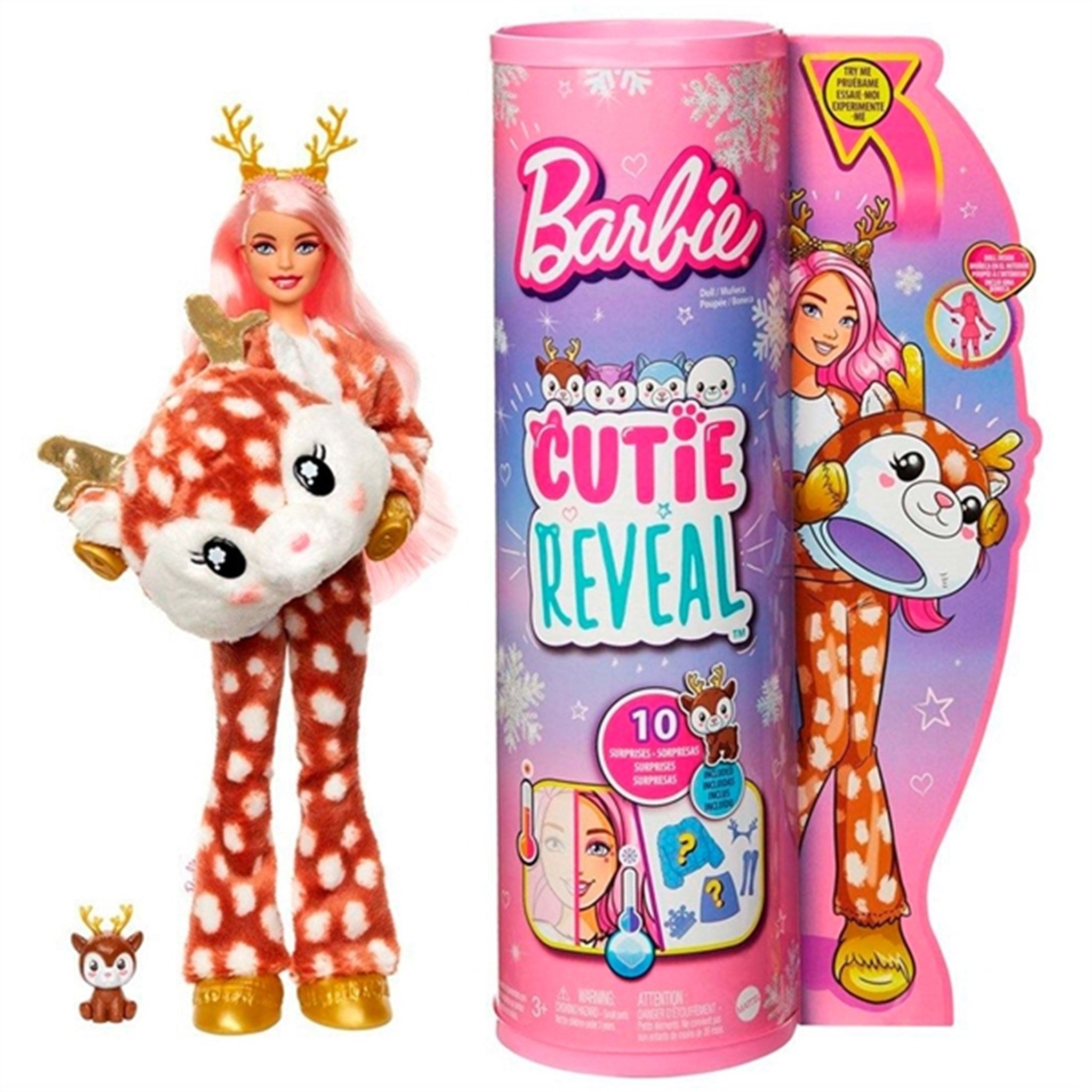 Barbie® Cutie Reveal Winter Sparkle - Hjort