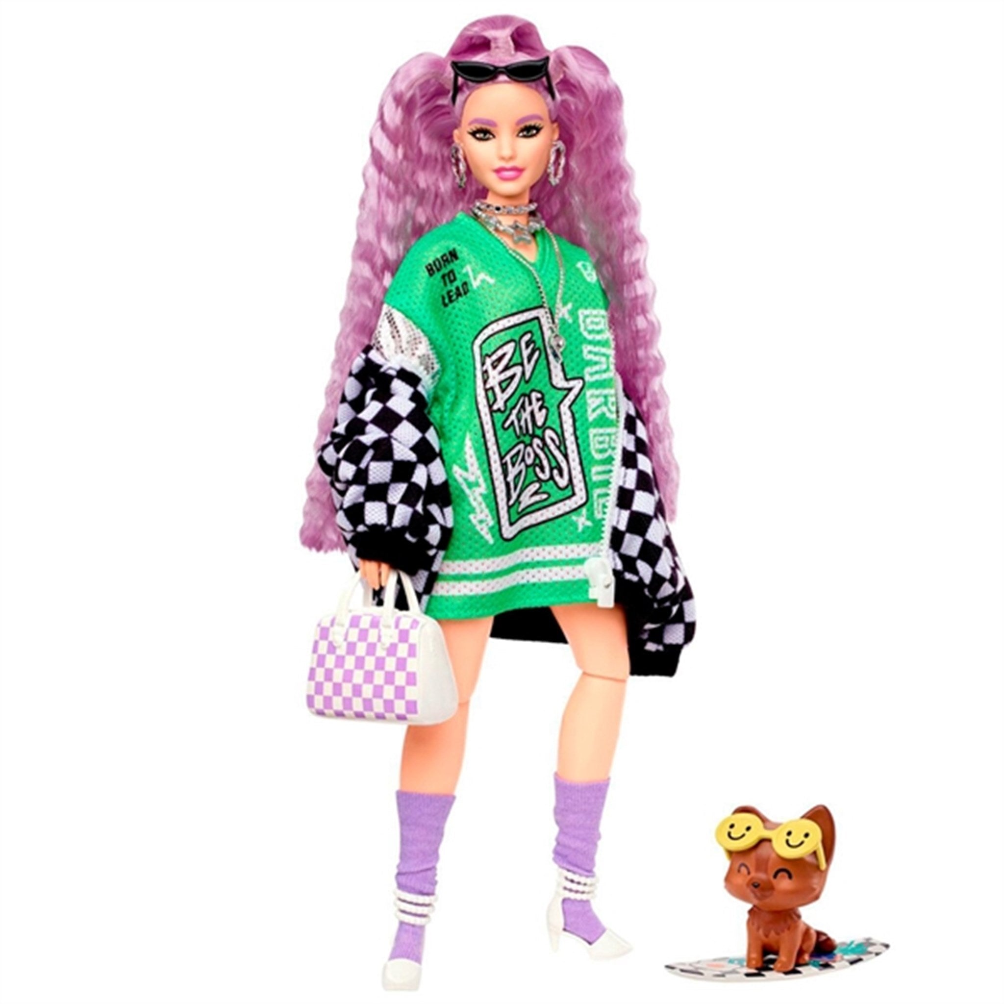 Barbie® Extra Dukke - Pink/Grøn