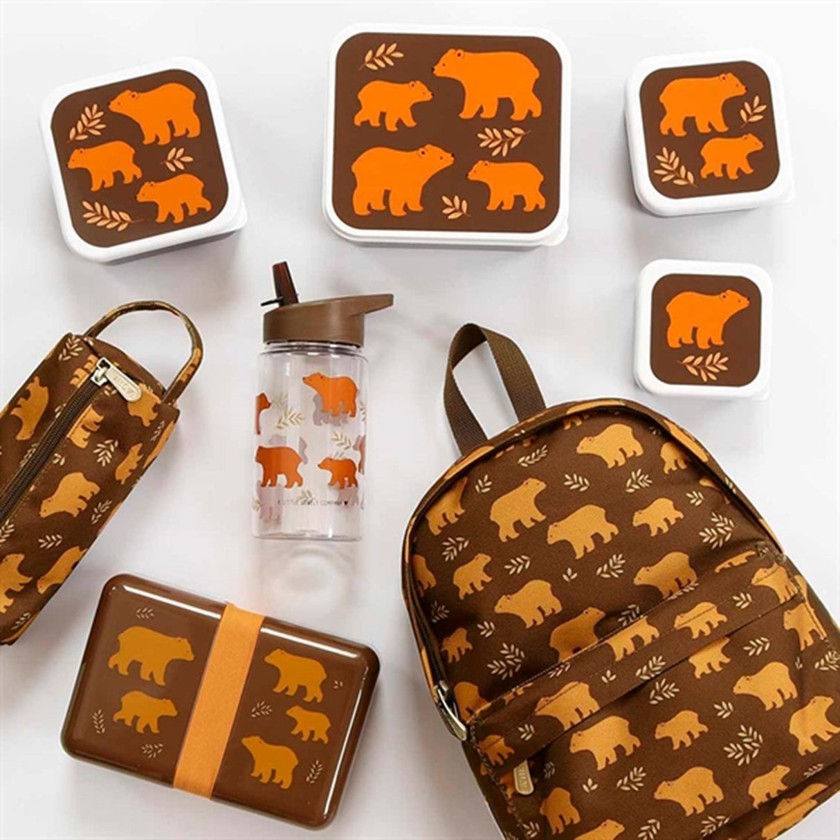 A Little Lovely Company Madkasse og Snackbox Bjørne