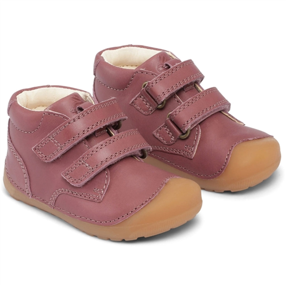 Bundgaard Begyndersko Petit Velcro Dark Rose