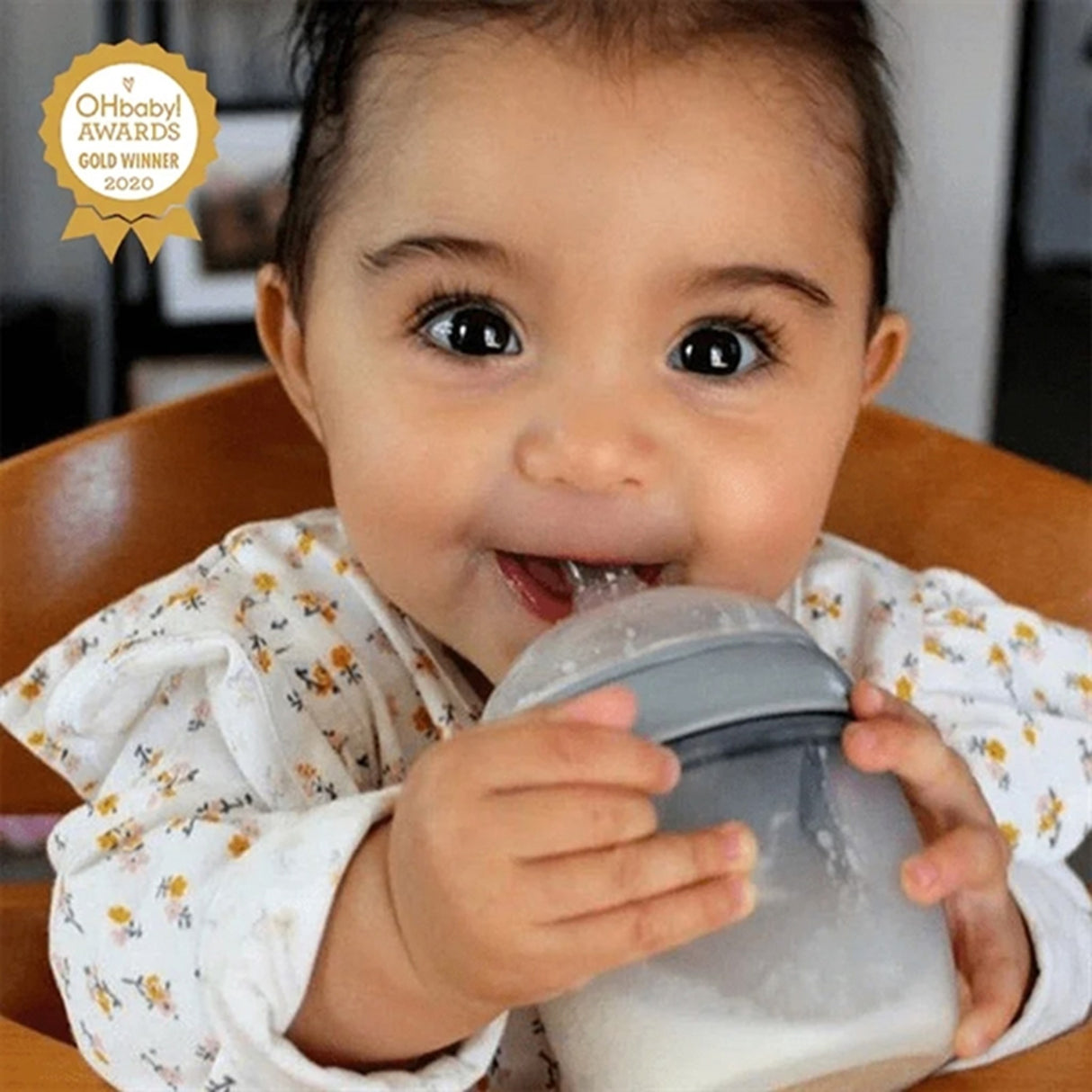 Haakaa Sutteflaske 160Ml Grey