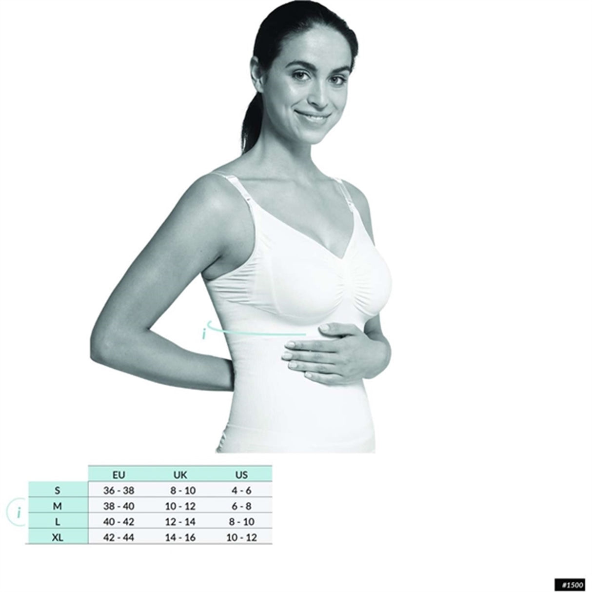 Carriwell Ammetop m. Shapewear Sort