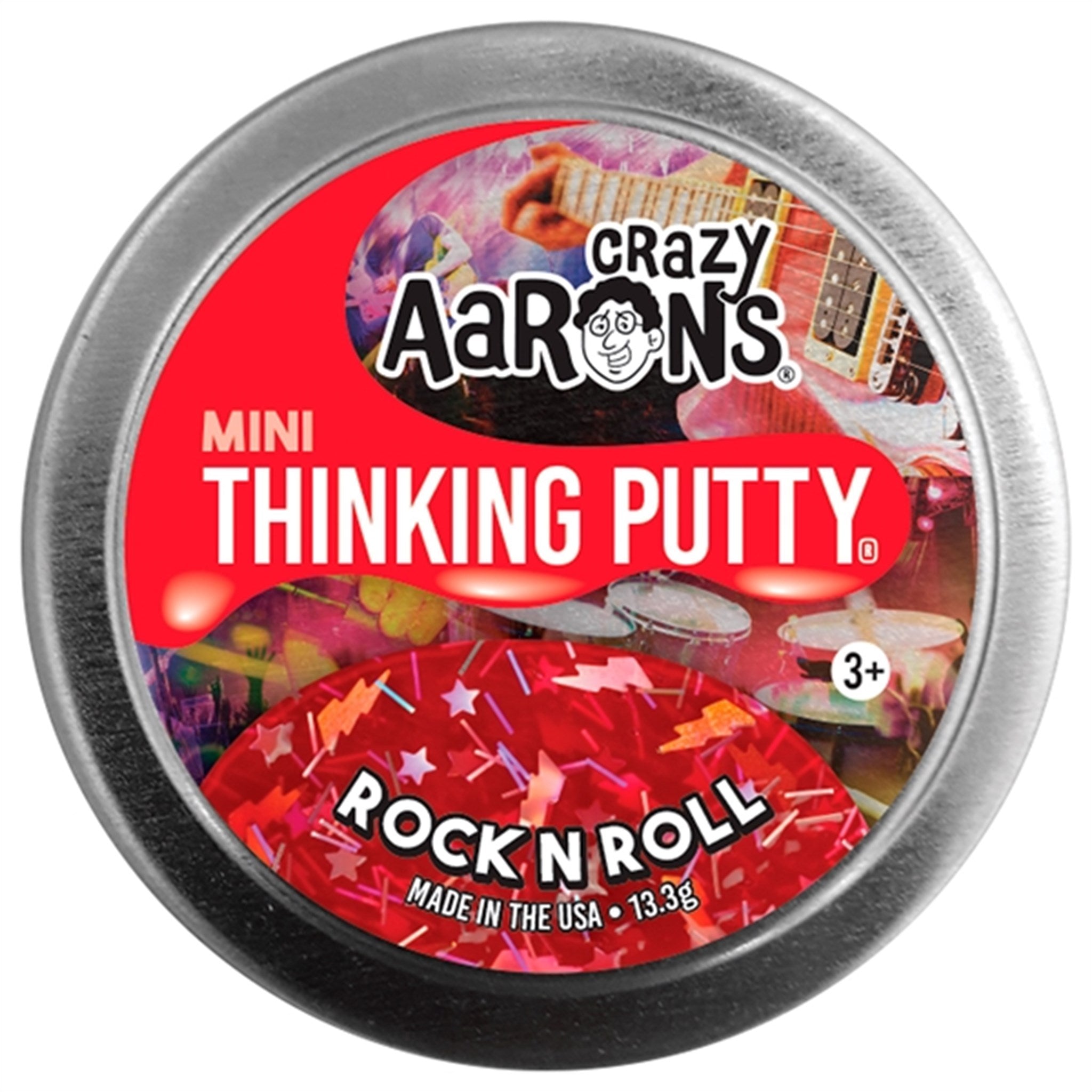 Crazy Aaron's® Slim - Thinking Putty Mini Tins - Rock N Roll