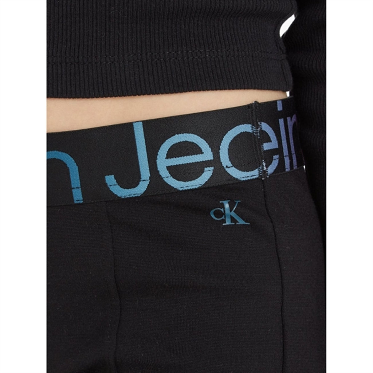 Calvin Klein Punto Tape Flare Bukser Ck Black