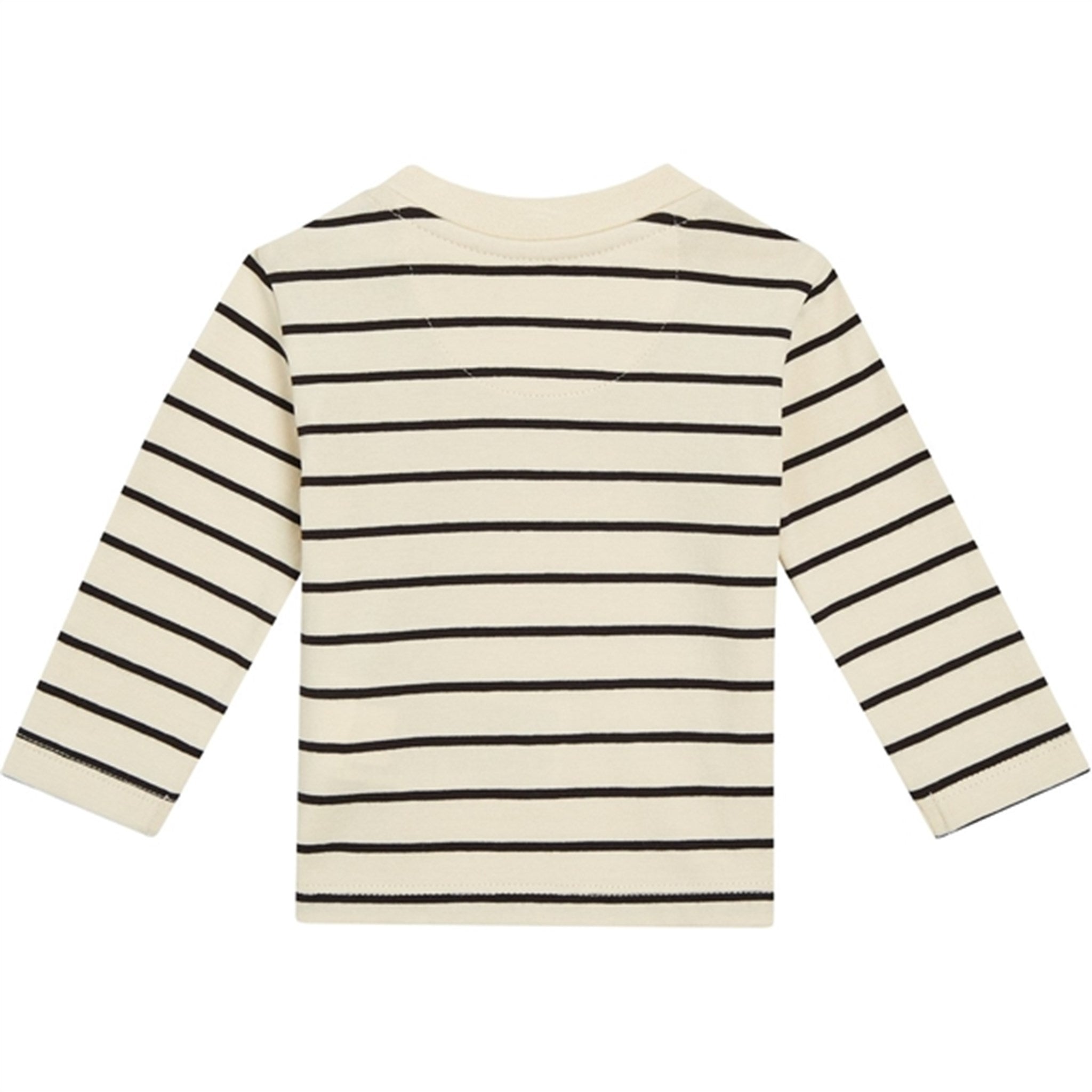Calvin Klein Striped Ls T-Shirt Black/ Vanilla Stripe 2