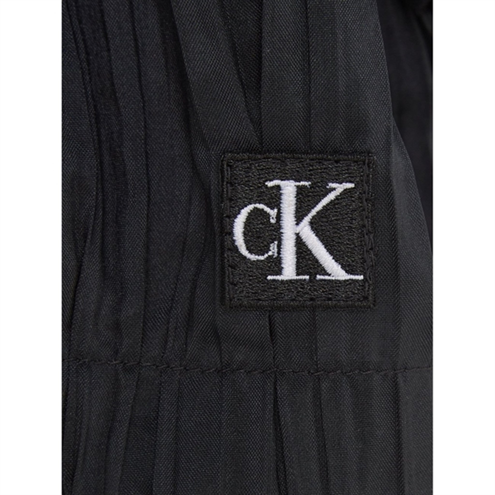 Calvin Klein Festive Plisse T-Shirt Ck Black 3