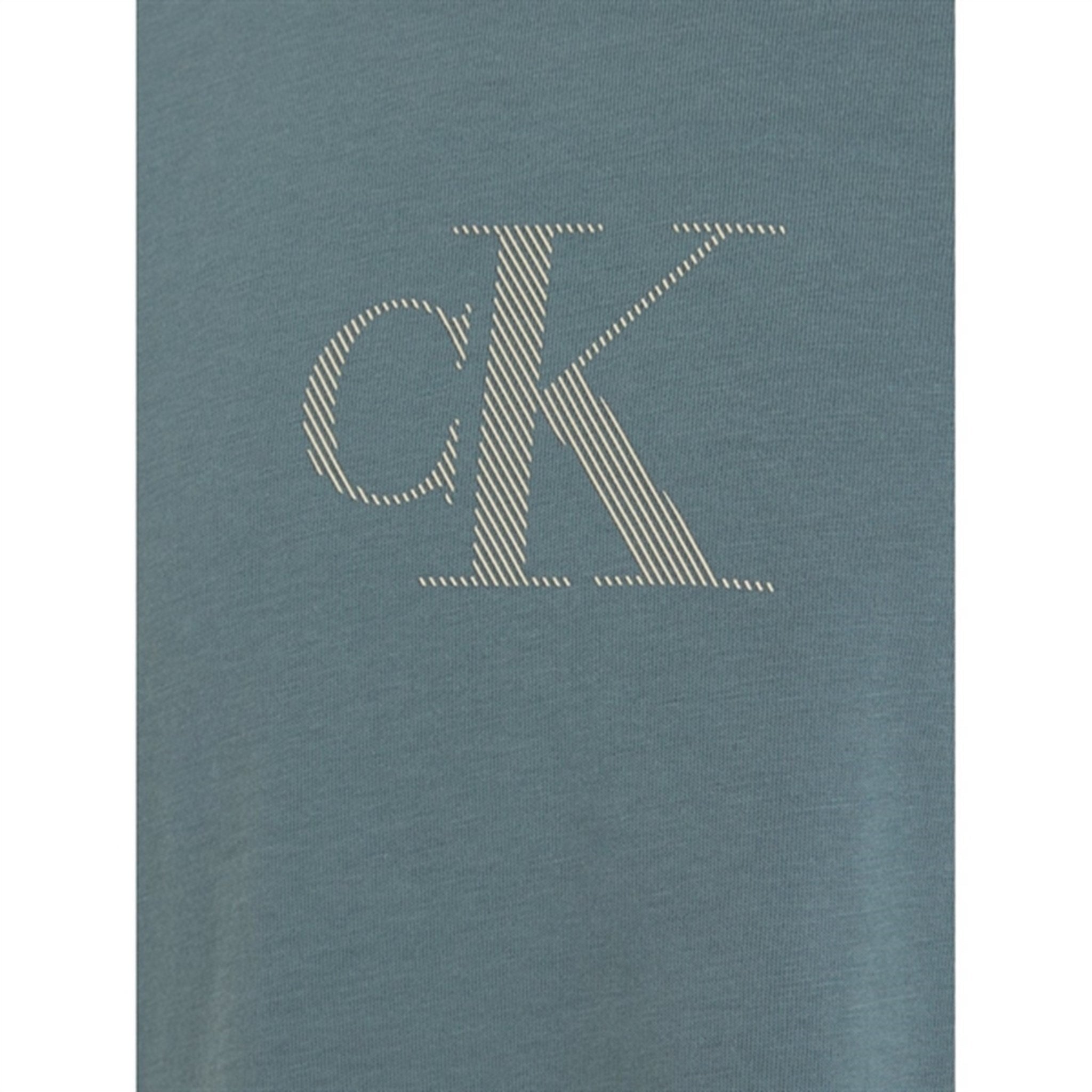 Calvin Klein Jersey Relaxed Ck T-Shirt Goblin Blue 3