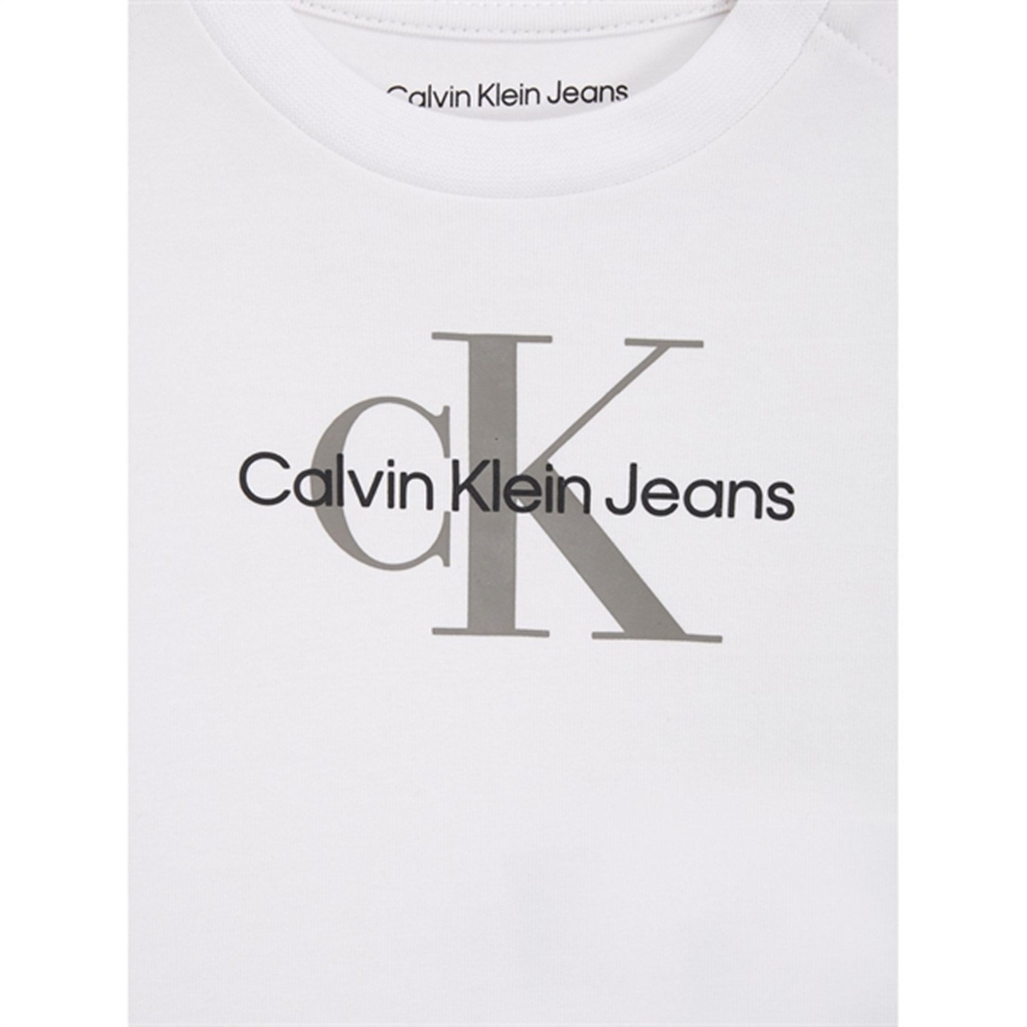 Calvin Klein Monogram Bluse Bright White 3