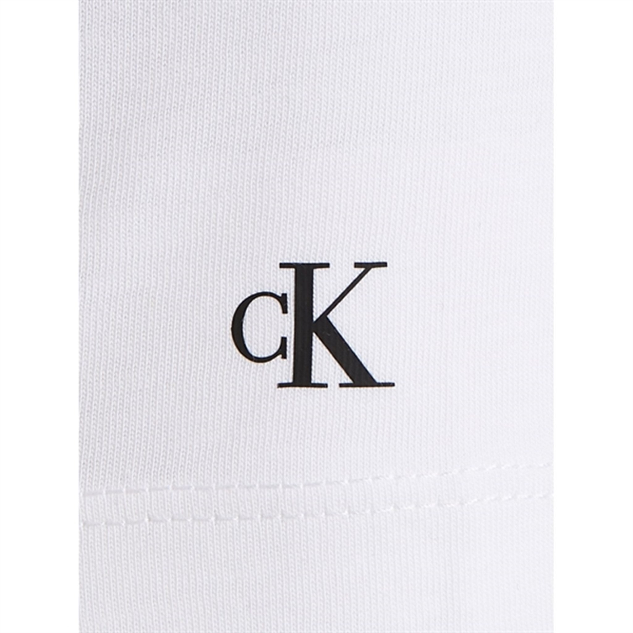Calvin Klein Chest Inst. Logo T-Shirt Bright White 3