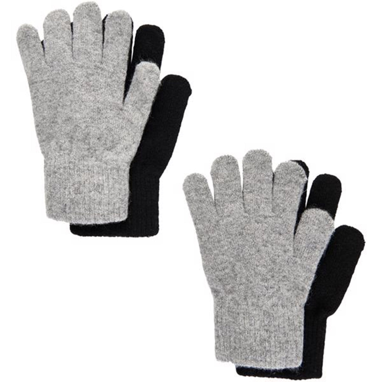 CeLaVi Fingervanter Magic 2-Pack Grey