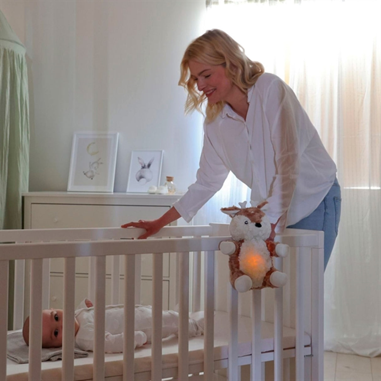 Cloud B Finley The Fawn Bamse m. Lys & Lyd