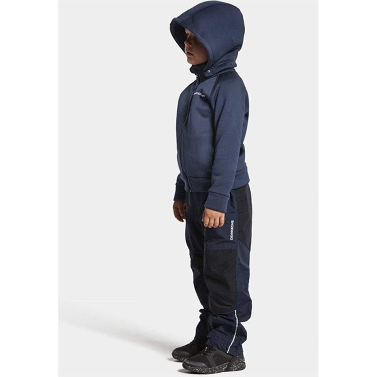 Didriksons Corin Navy Sweatshirt m. Lynlås
