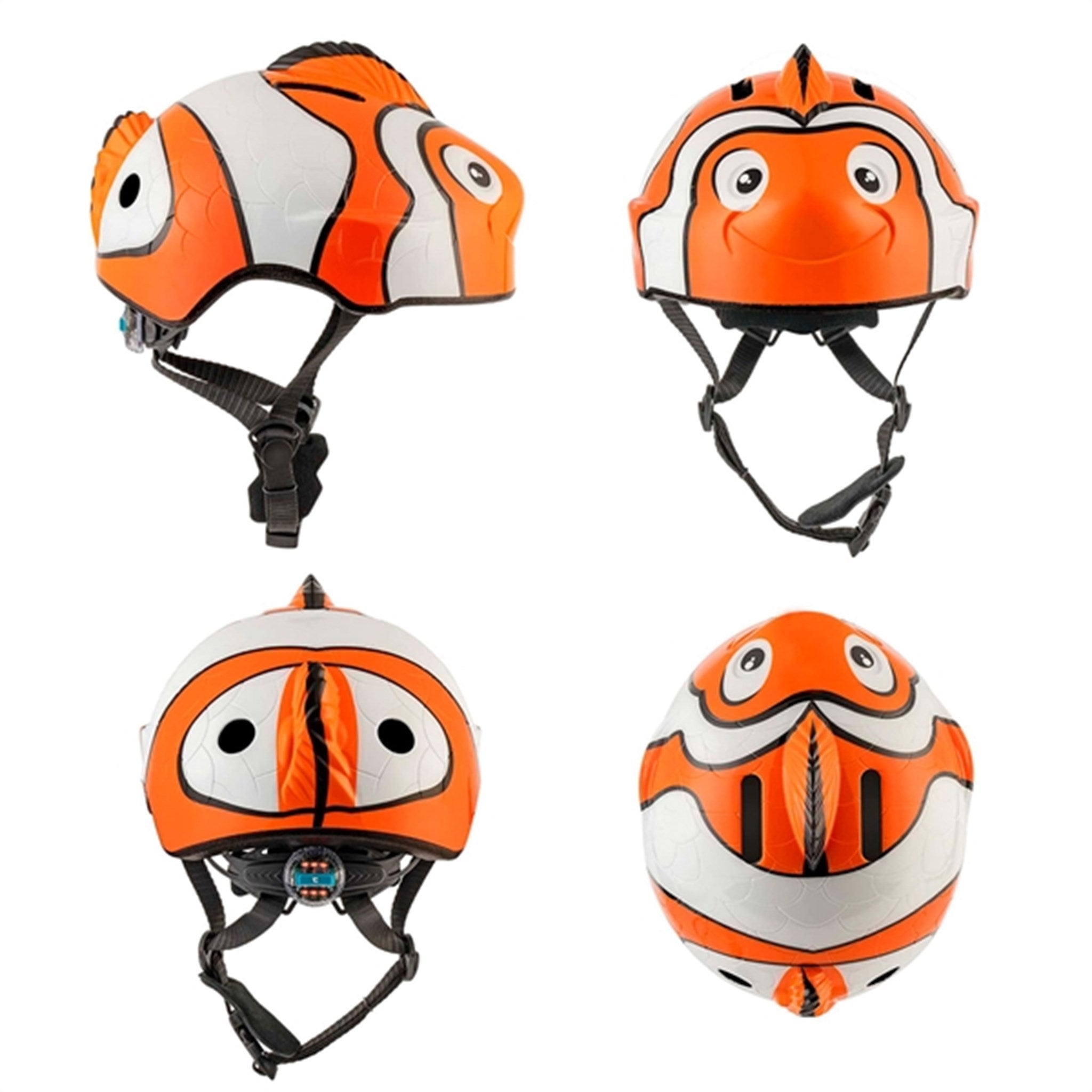 Crazy Safety Fisk Cykelhjelm Orange 5