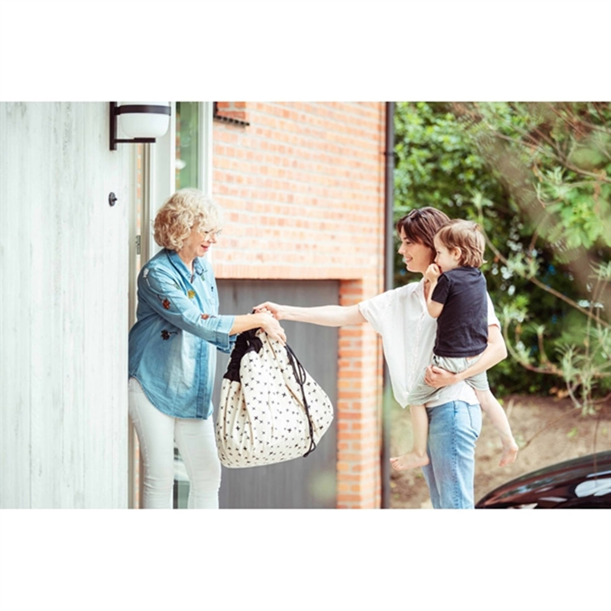 Play&Go 2-i-1 Legetæppe Crosses