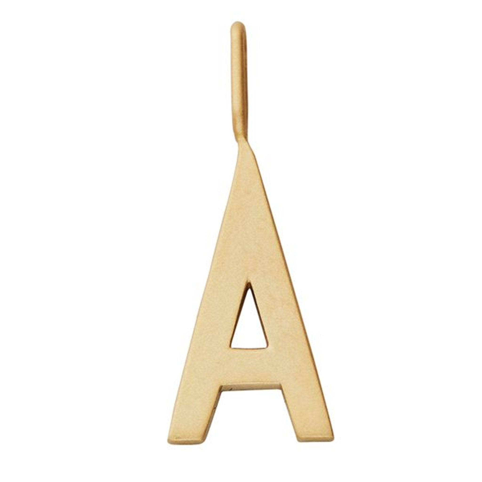 Design Letters Archetype Stor Vedhæng GOLD Plated