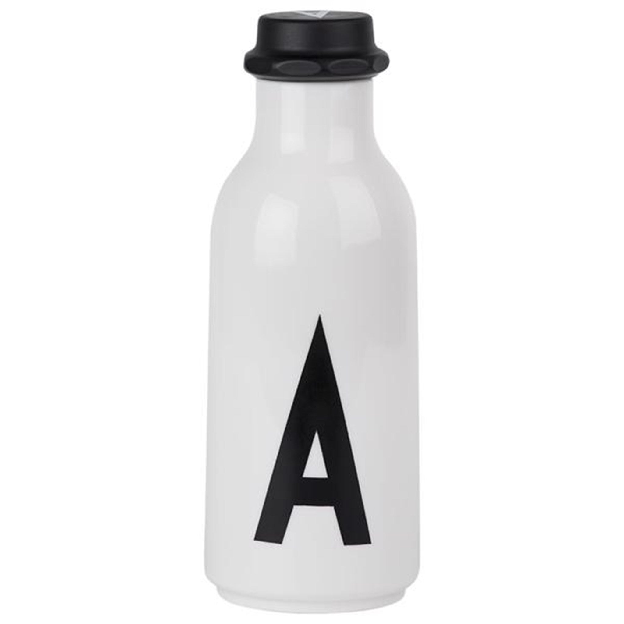 Design Letters White ABC Flaske