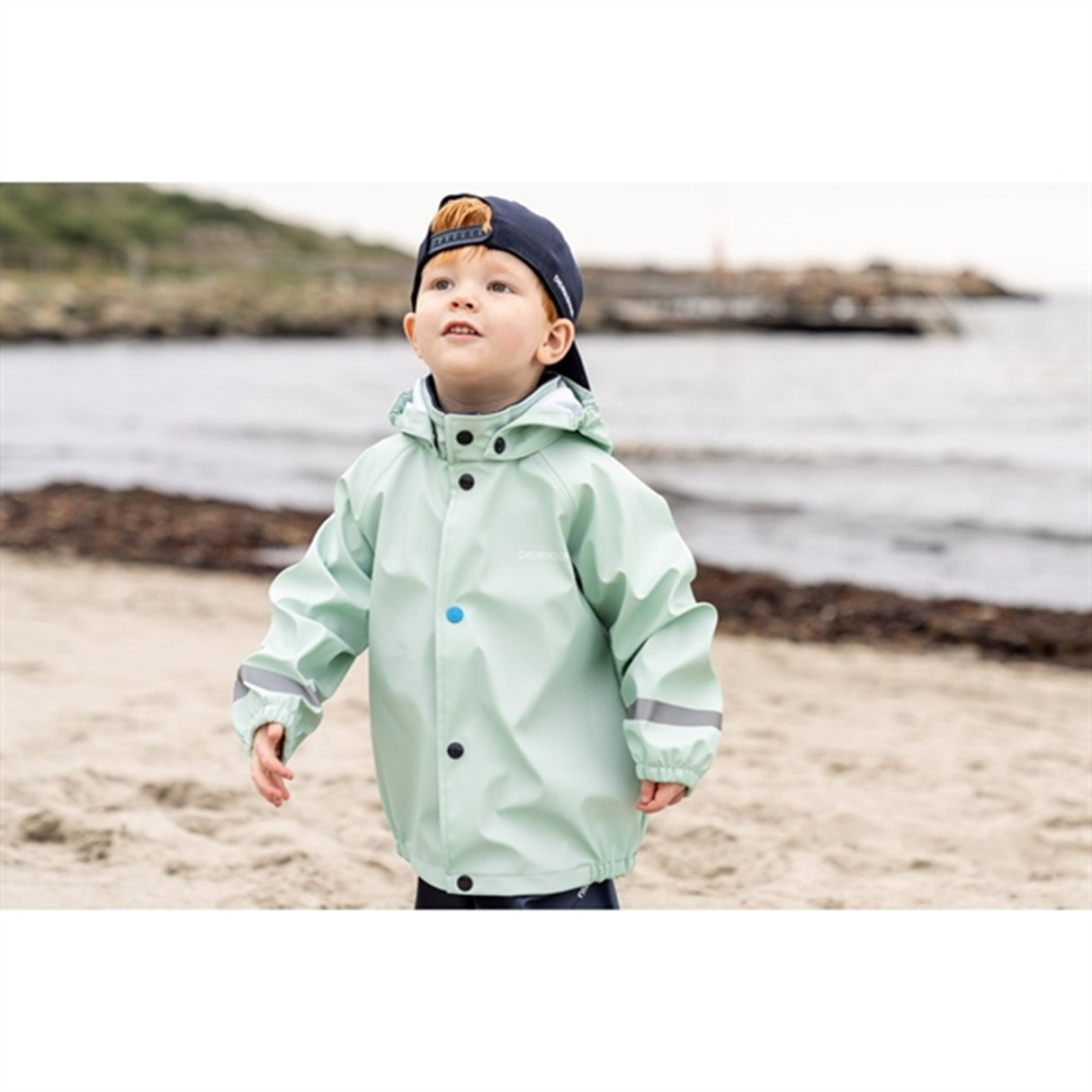 Didriksons Pale Mint Slaskeman Kids Regntøj