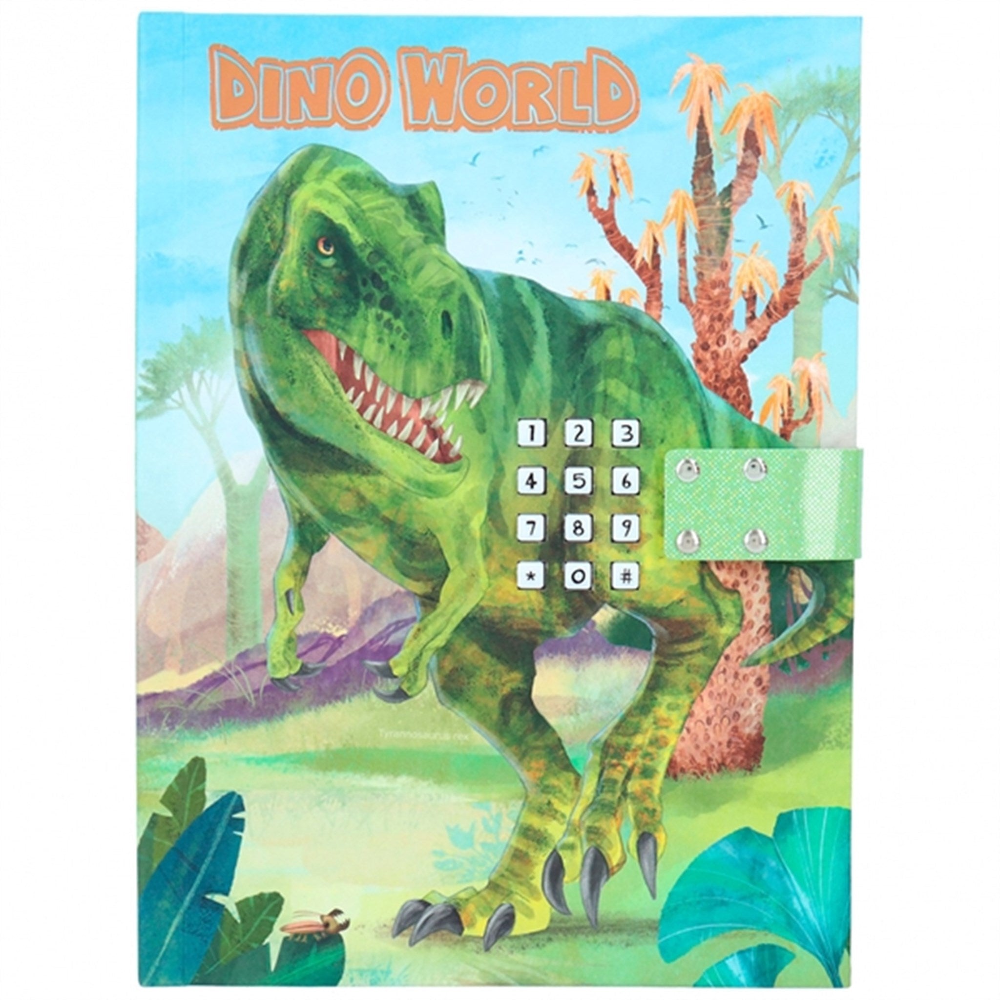 Dino World Dagbog m. Kode og Lyd