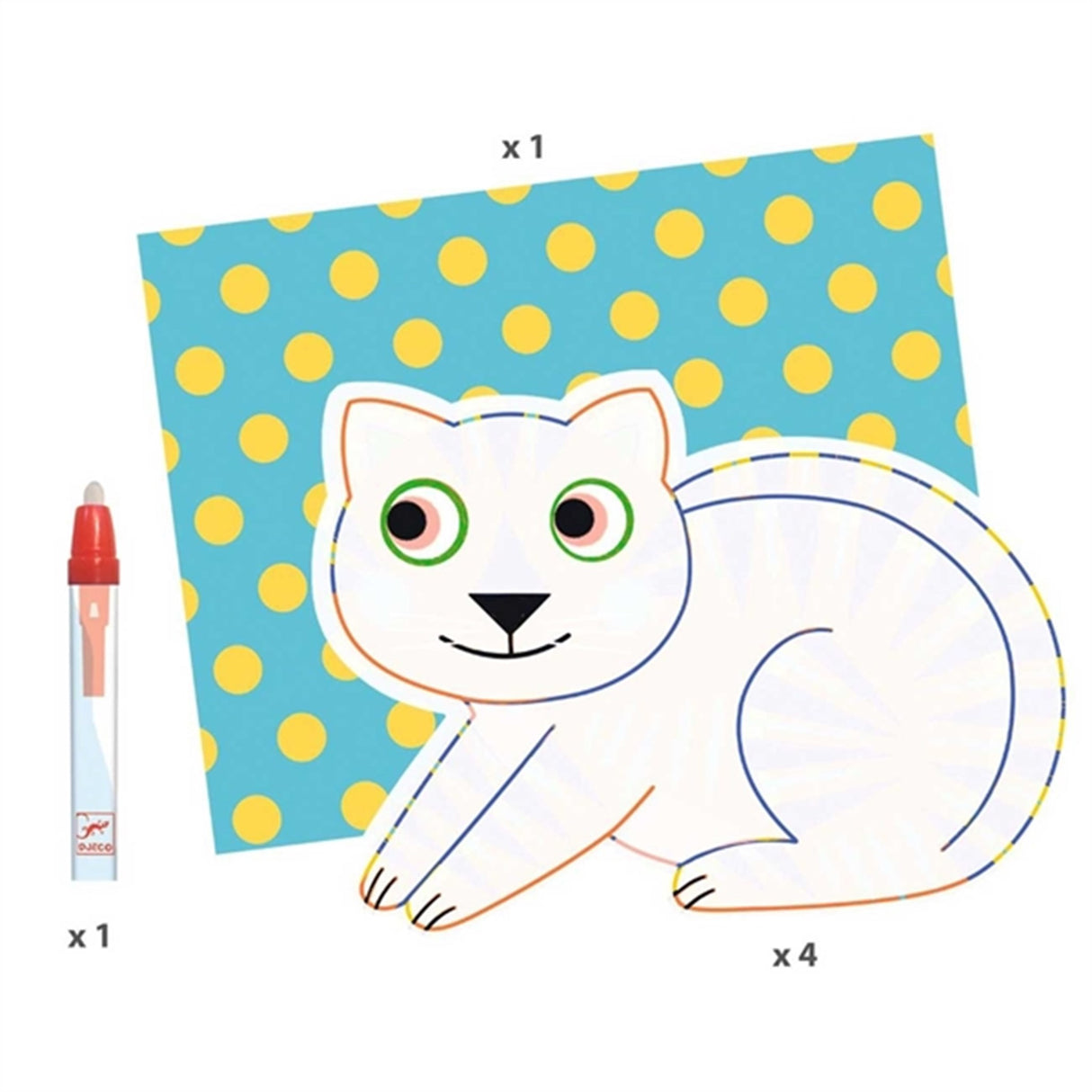 Djeco Kreativ Mal Med Vand Skoven