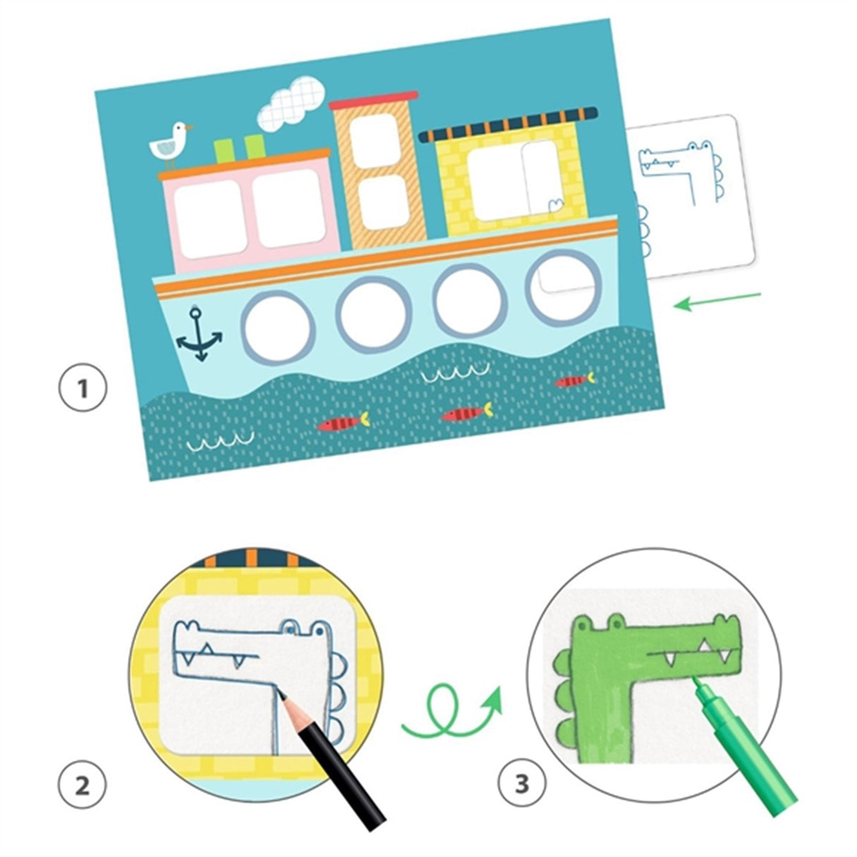 Djeco Kreativ Tegning Tegn Efter Er En Kunst