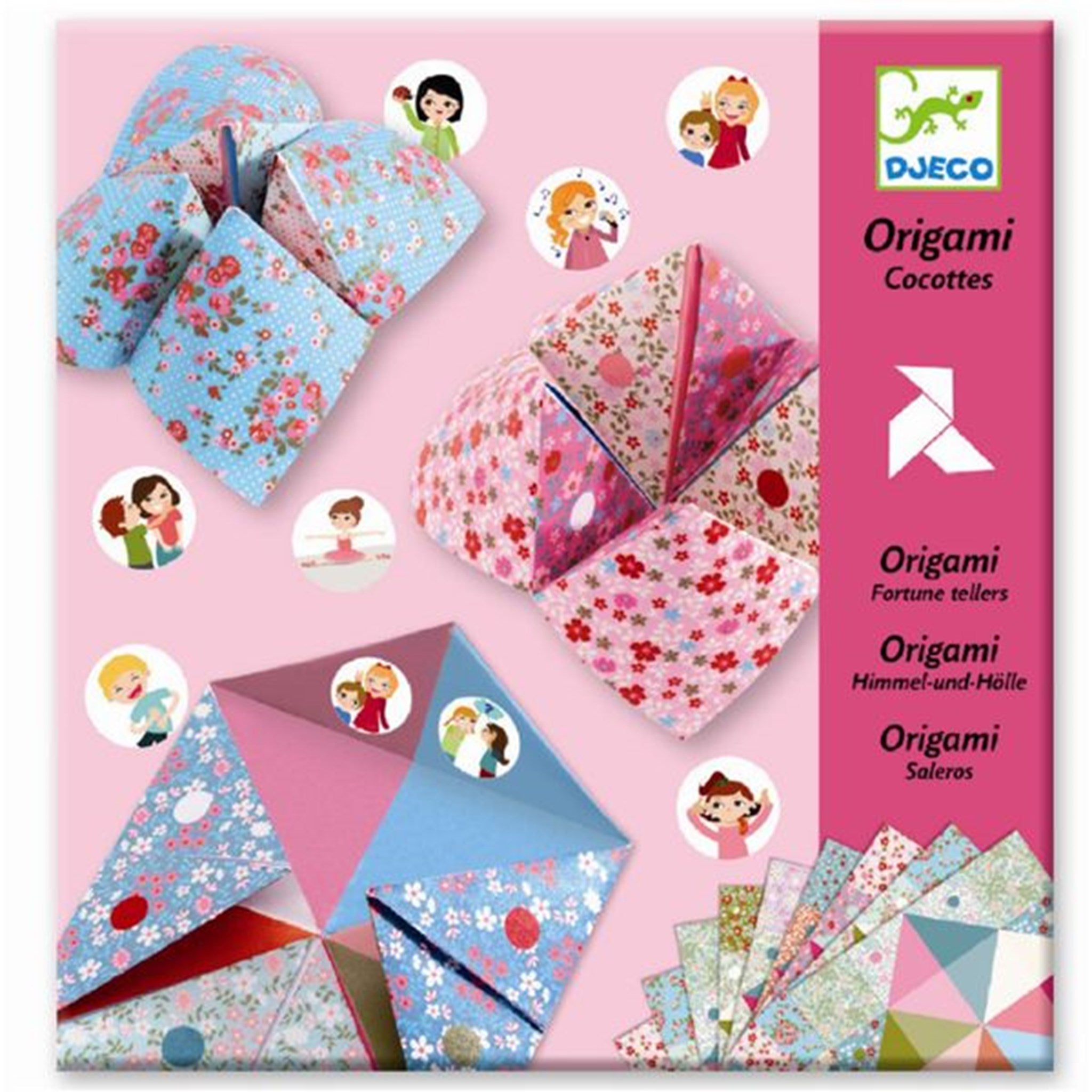 Djeco Origami Flap-Flappere Blomster