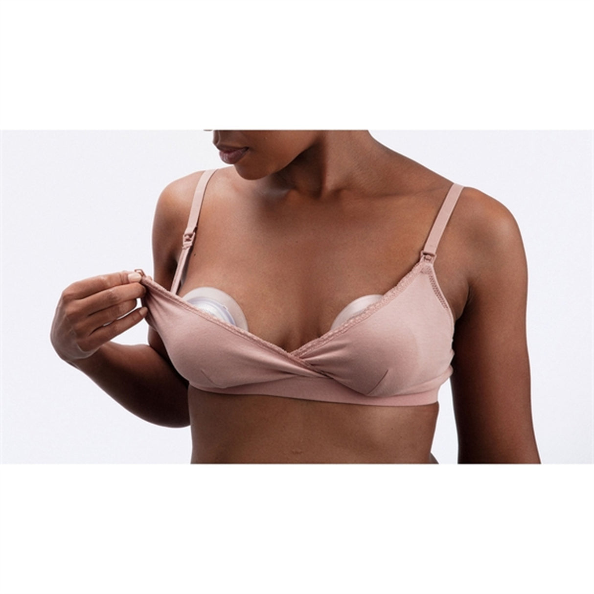 Elvie Mælkeopsamlingsindlæg White/Clear