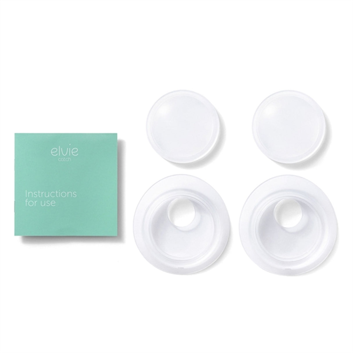 Elvie Mælkeopsamlingsindlæg White/Clear