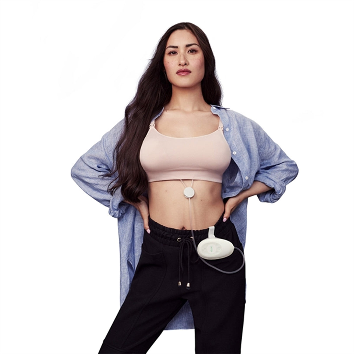 Elvie Brystpumpe Stride Dobbelt White