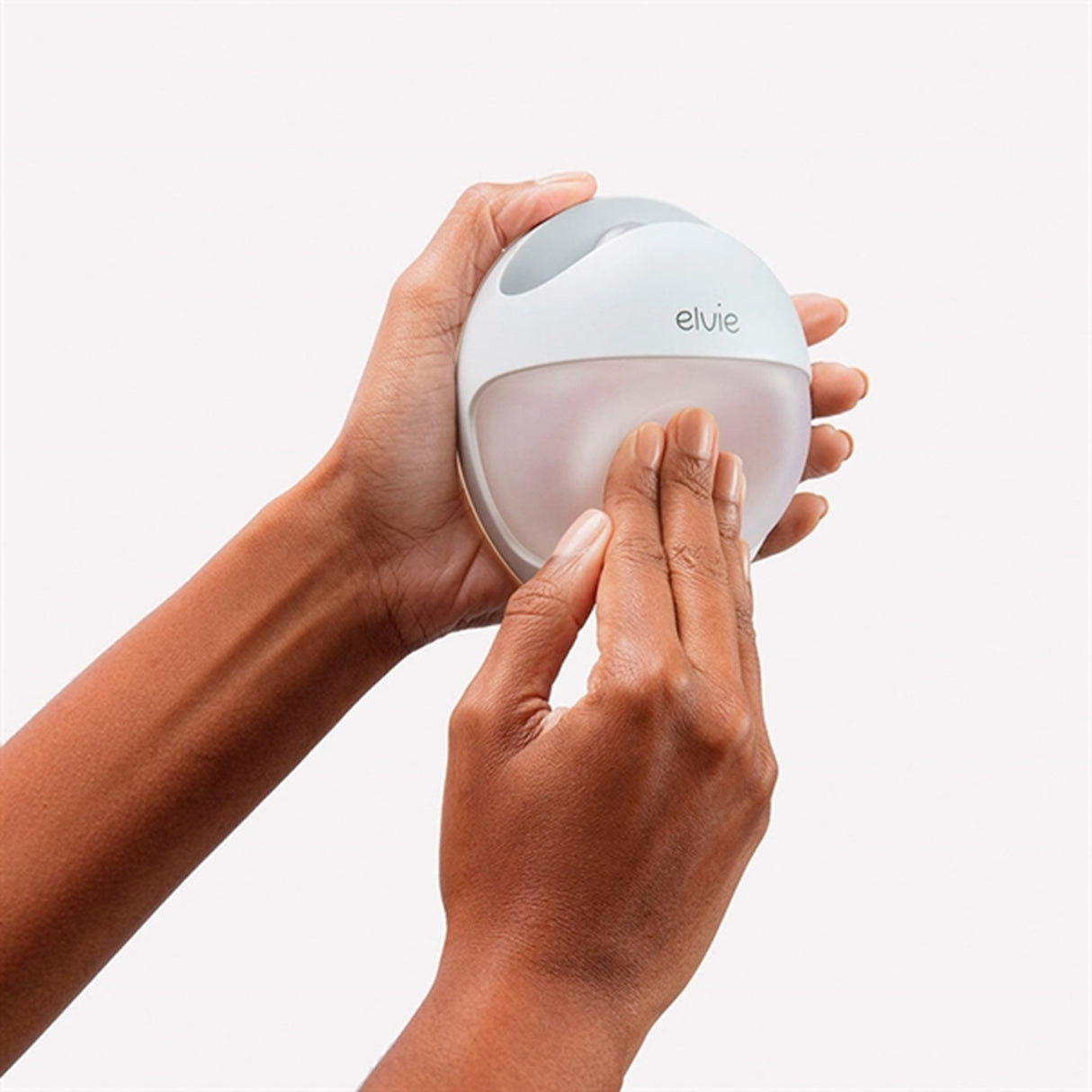 Elvie Brystpumpe Curve White/Clear