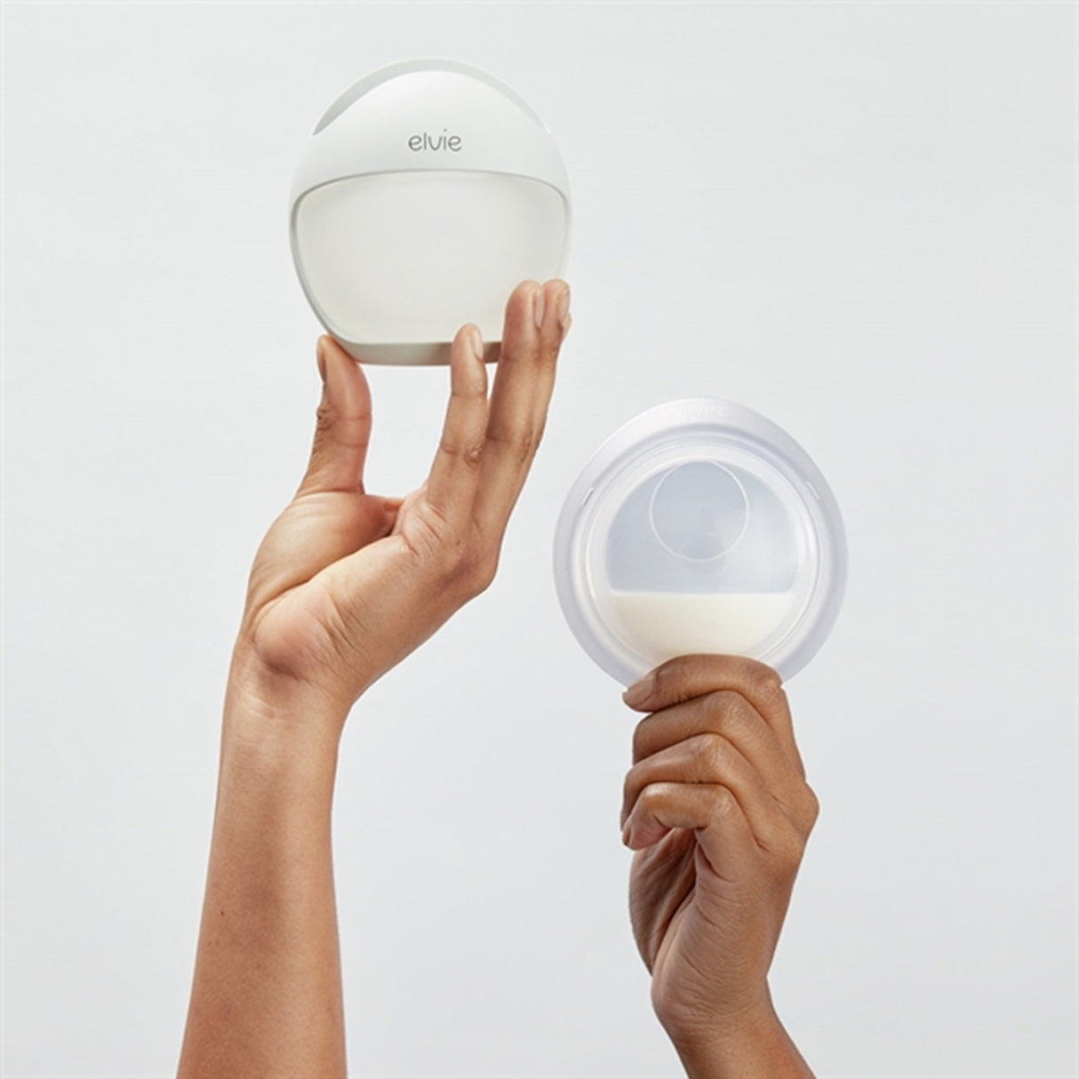 Elvie Brystpumpe Curve White/Clear