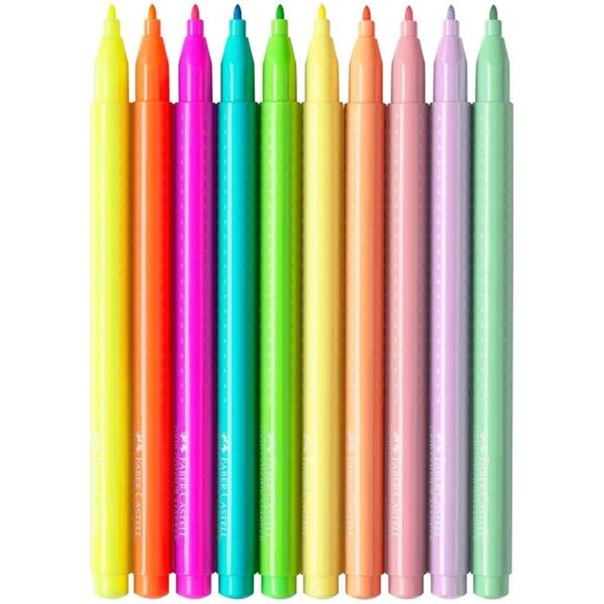 Faber Castell Grip Tusser 10 Farver Neon/Pastel