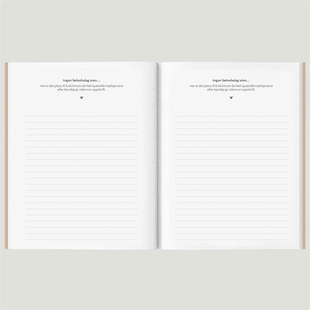 WITHWHITE Fødselsdagsbogen A5 Norsk
