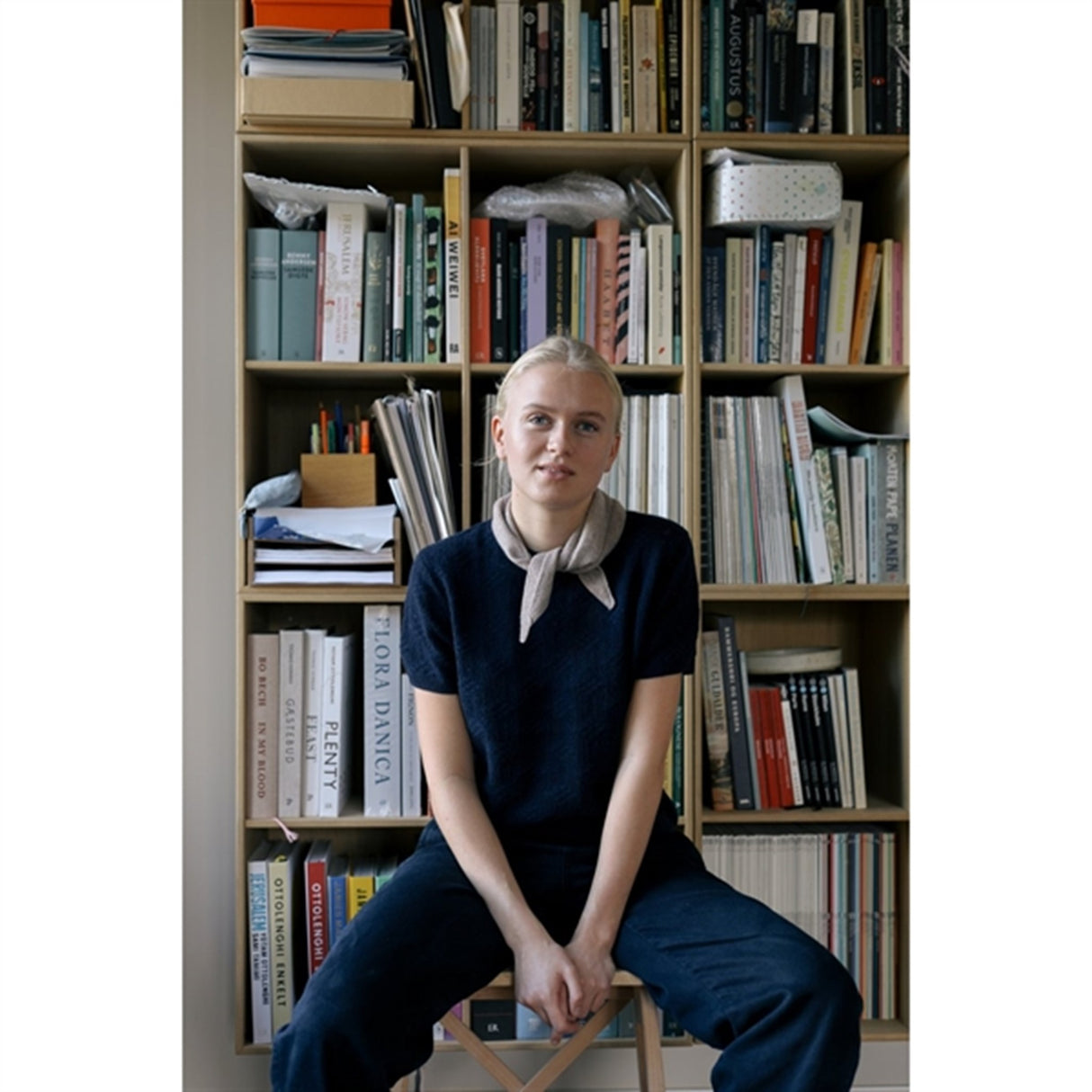 HOLMM Toast Foty Cashmere Strik Tørklæde