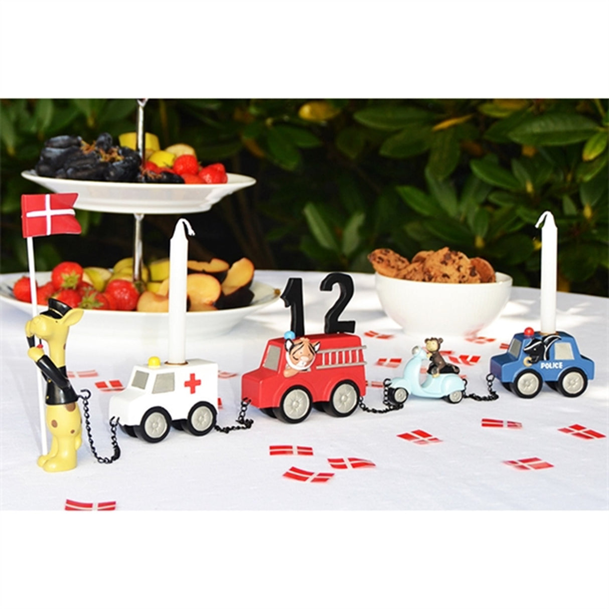 Kids by Friis Fødselsdagstog Biler