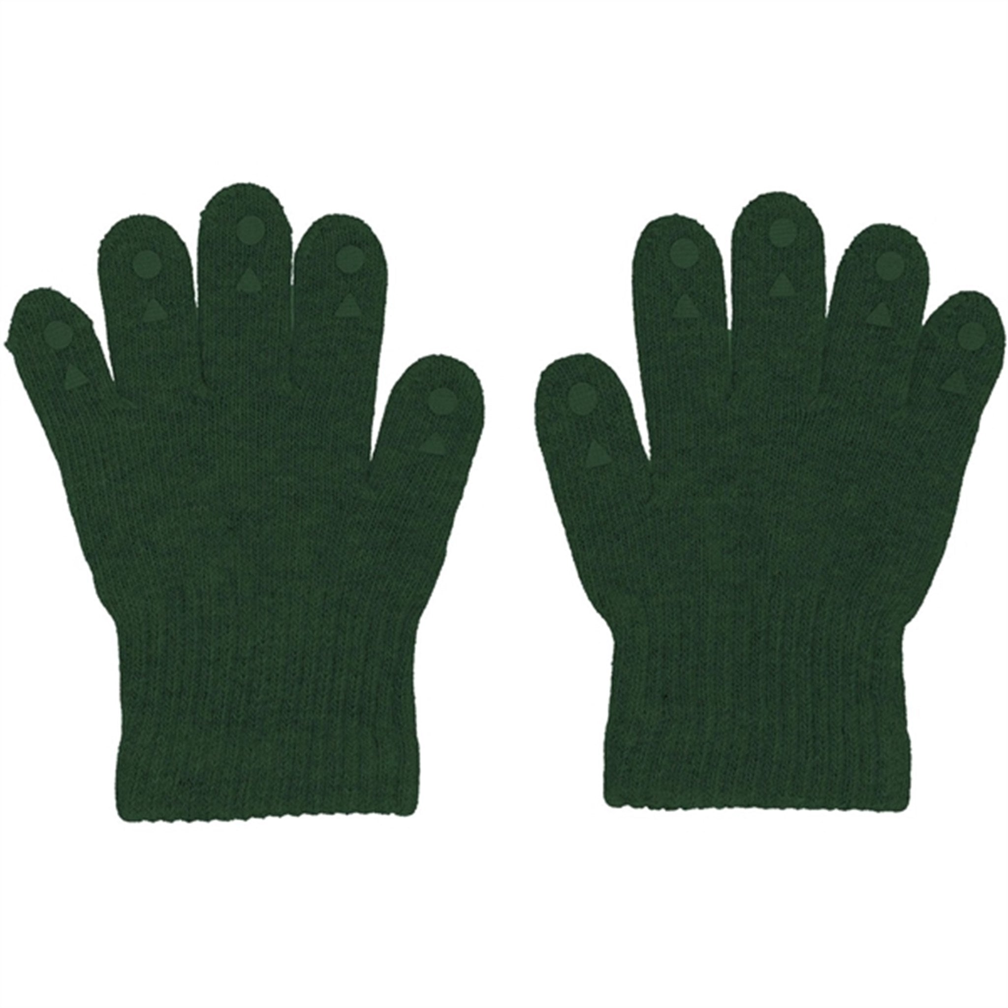 Gobabygo Uld Grip Gloves Forrest Green