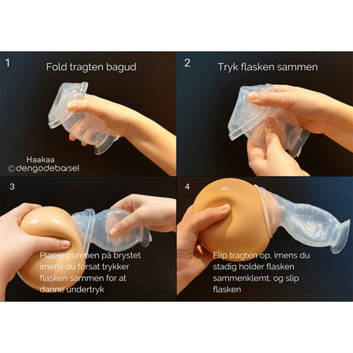 Haakaa Brystpumpe 150Ml M. Blomsterstopper Gen 2