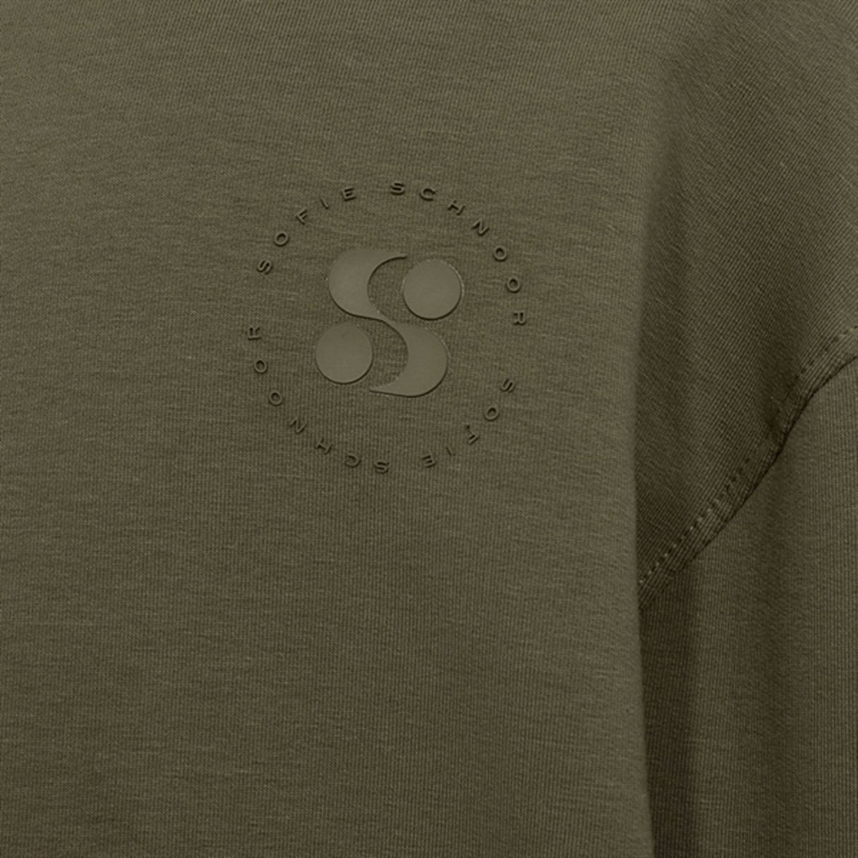 Sofie Schnoor Army Green Sweatshirt NOOS