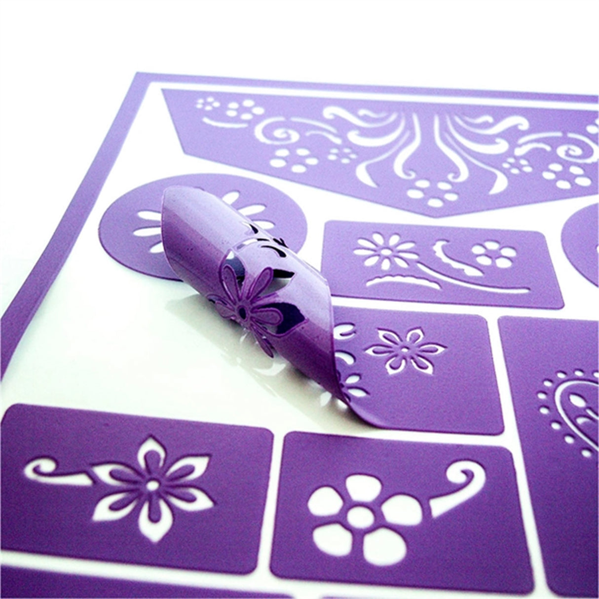 Grim'tout Stencil Teatersminke Blomster