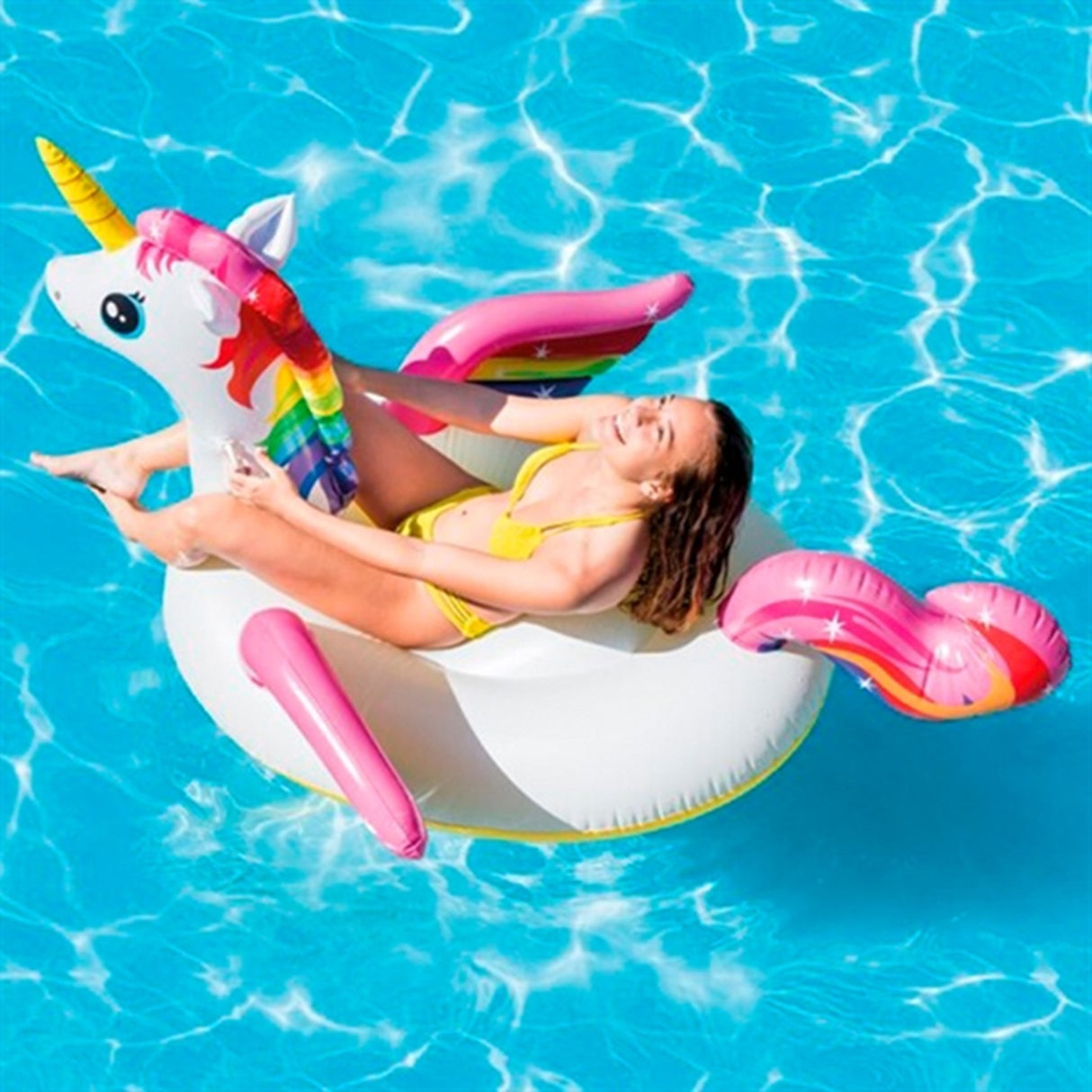 INTEX® Enhjørning Ride-On