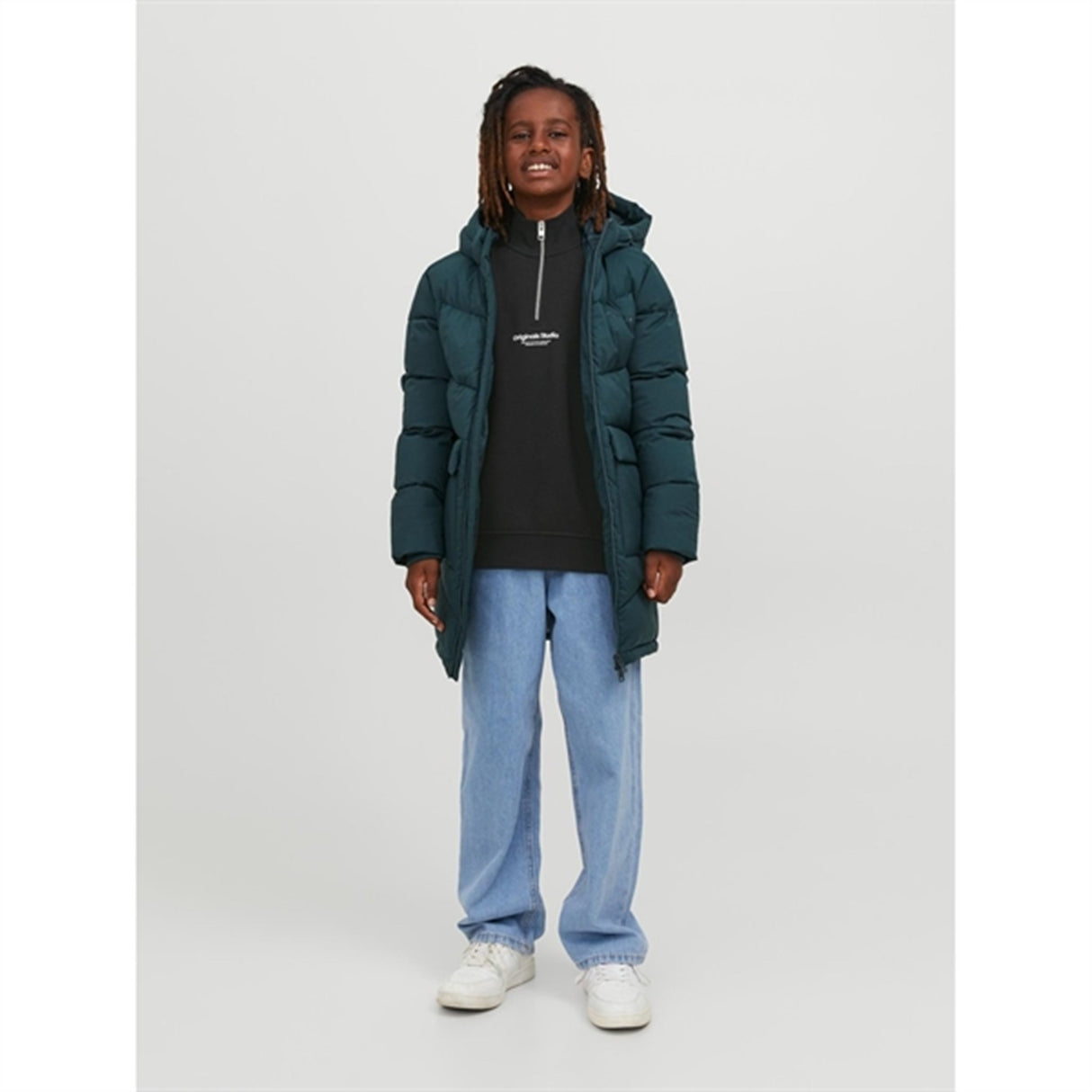 Jack & Jones Junior Black Jorvesterbro Sweatshirt