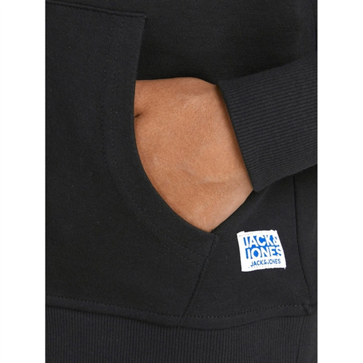 Jack & Jones Junior Black Basic Hoodie Noos