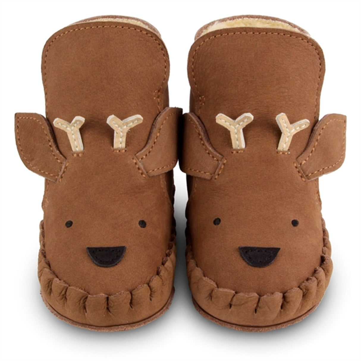 Donsje Baby Kapi Special Lining Futter Stag Hazelnut Nubuck